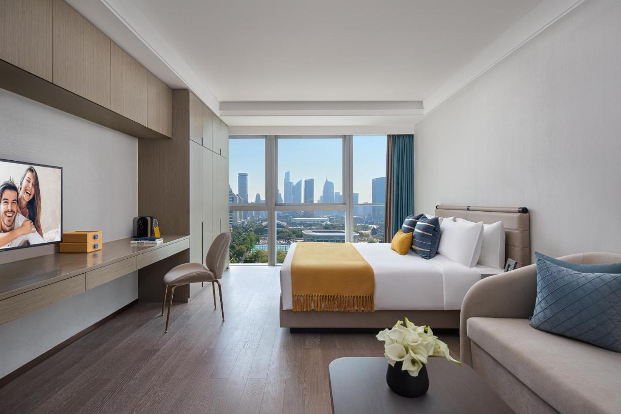 Star Residence Icc Guangzhou Exteriör bild